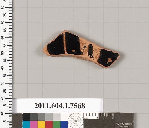 Terracotta fragment of a kylix (drinking cup)