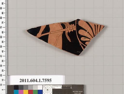Terracotta fragment of a kylix (drinking cup)