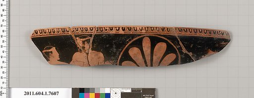 Terracotta fragment of a kylix (drinking cup)