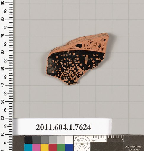Terracotta fragment of a kylix (drinking cup)