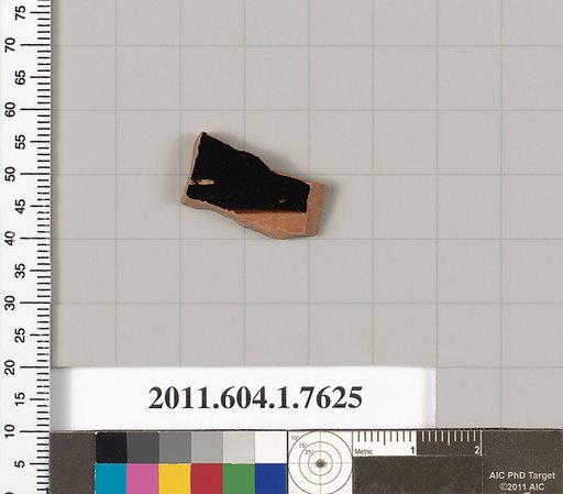 Terracotta fragment of a kylix (drinking cup)