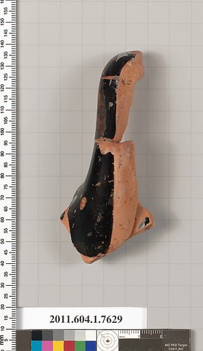 Terracotta fragment of a kylix (drinking cup)