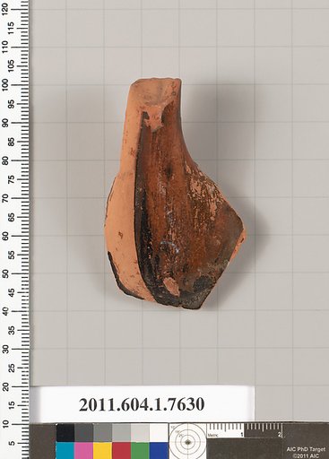 Terracotta fragment of a kylix (drinking cup)