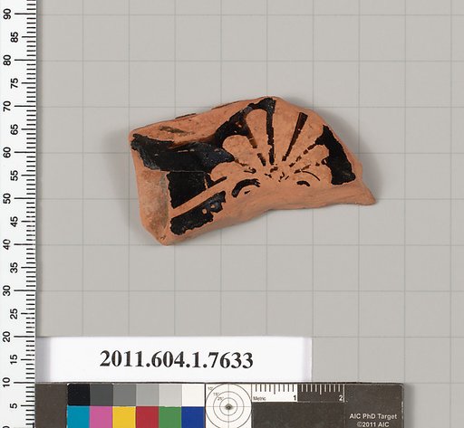 Terracotta fragment of a kylix (drinking cup)
