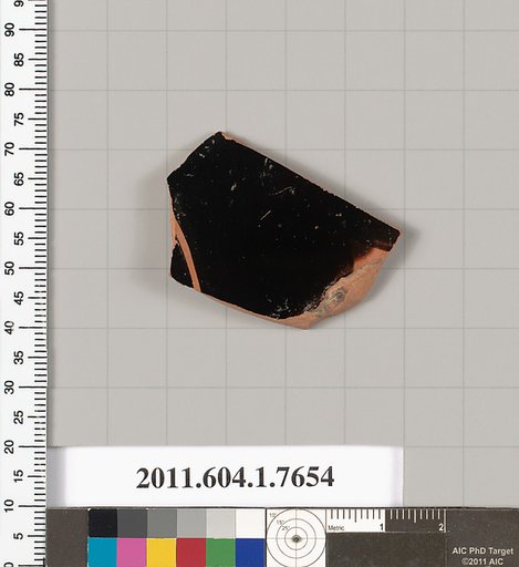 Terracotta fragment of a kylix (drinking cup)