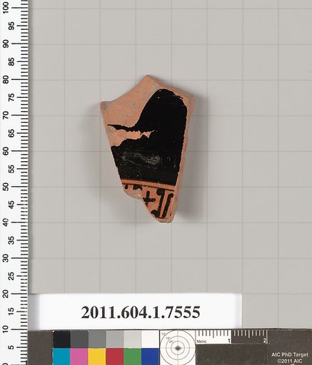 Terracotta fragment of a kylix (drinking cup)