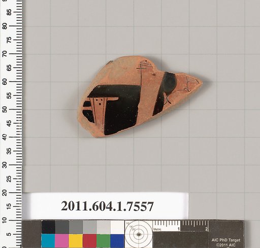 Terracotta fragment of a kylix (drinking cup)
