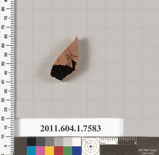 Terracotta fragment of a kylix (drinking cup)
