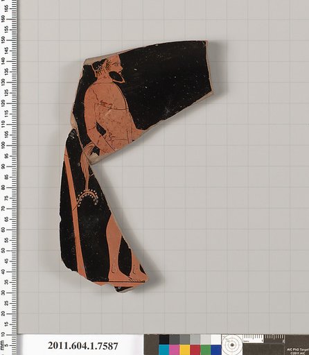 Terracotta fragment of a kylix (drinking cup)