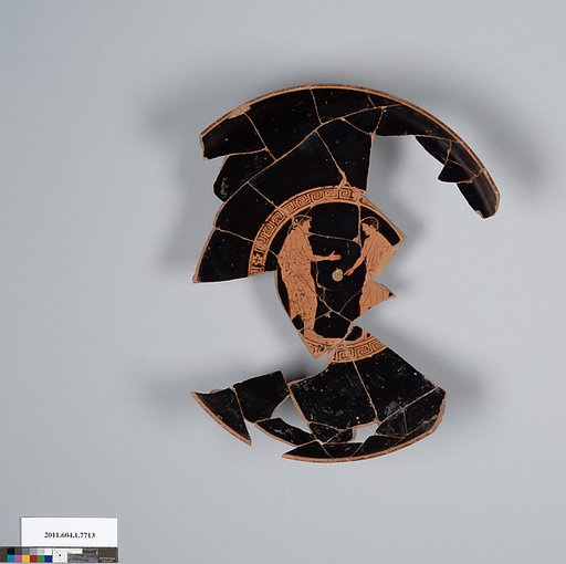 Terracotta fragment of a kylix (drinking cup)