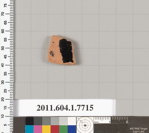 Terracotta fragment of a kylix (drinking cup)