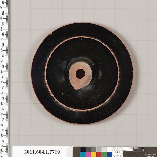 Terracotta fragment of a kylix (drinking cup)