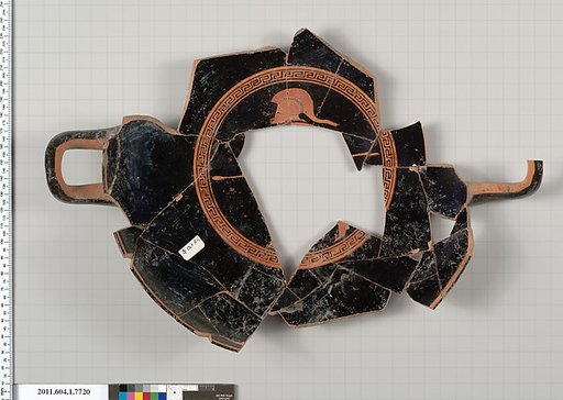 Terracotta fragment of a kylix (drinking cup)