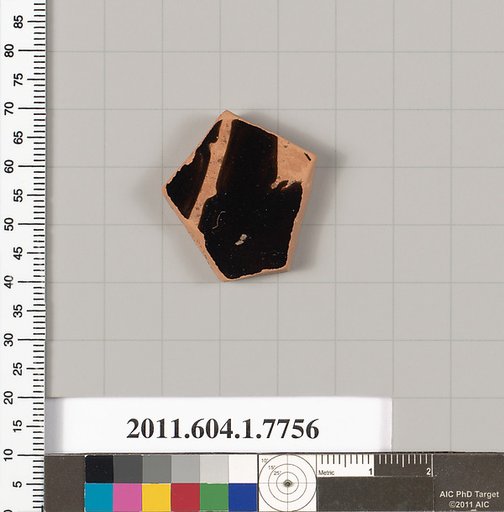 Terracotta fragment of a kylix (drinking cup)