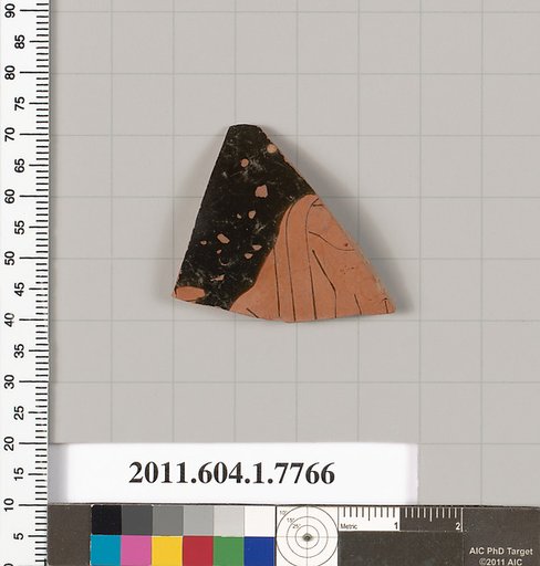 Terracotta fragment of a kylix (drinking cup)