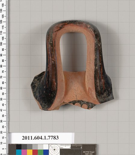 Terracotta fragment of a kylix (drinking cup)