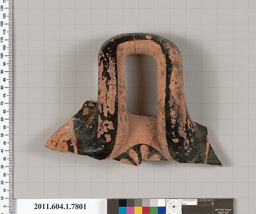 Terracotta fragment of a kylix (drinking cup)