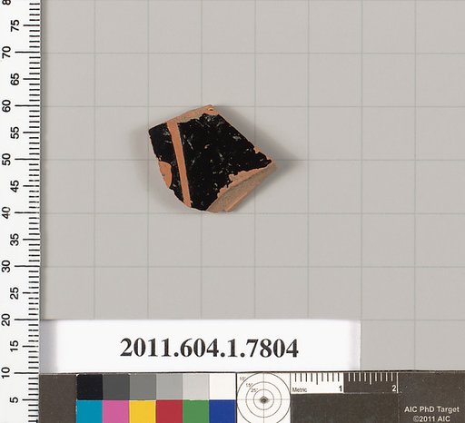 Terracotta fragment of a kylix (drinking cup)