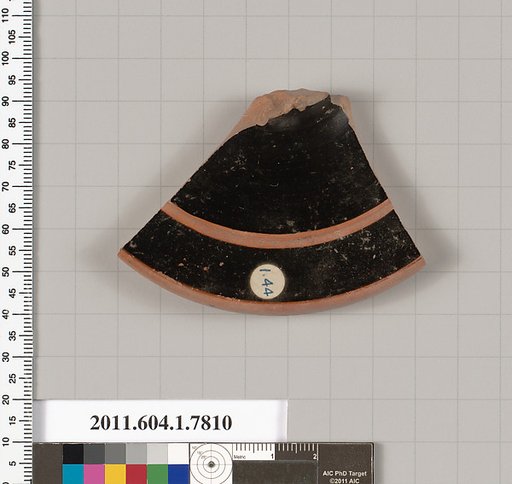 Terracotta fragment of a kylix (drinking cup)