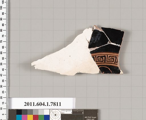 Terracotta fragment of a kylix (drinking cup)