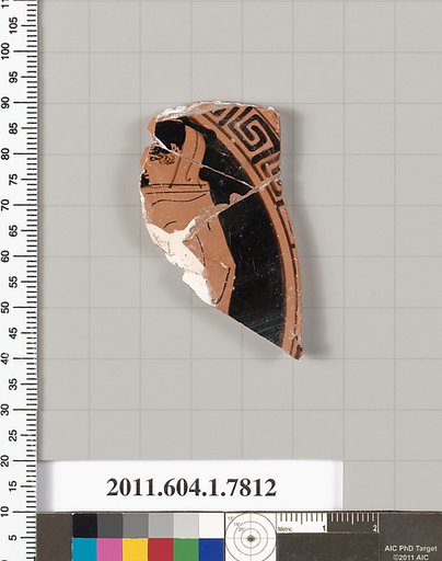 Terracotta fragment of a kylix (drinking cup)
