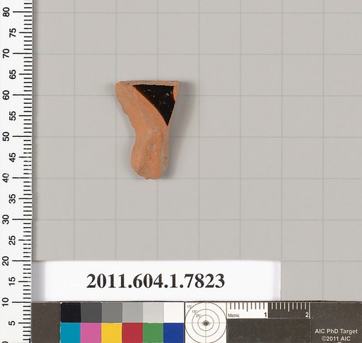 Terracotta fragment of a kylix (drinking cup)
