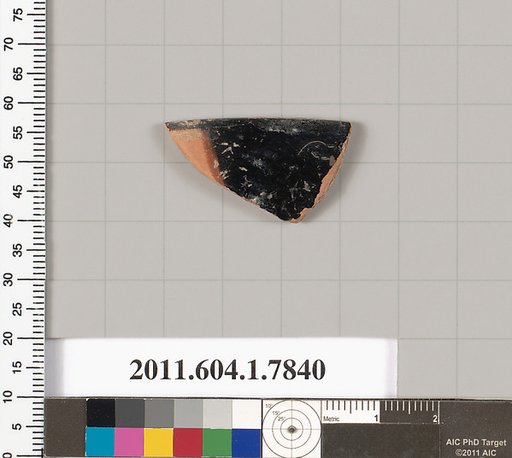 Terracotta fragment of a kylix (drinking cup)