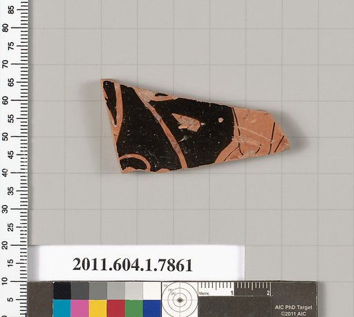 Terracotta fragment of a kylix (drinking cup)
