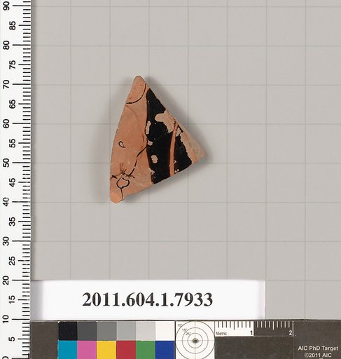 Terracotta fragment of a kylix (drinking cup)