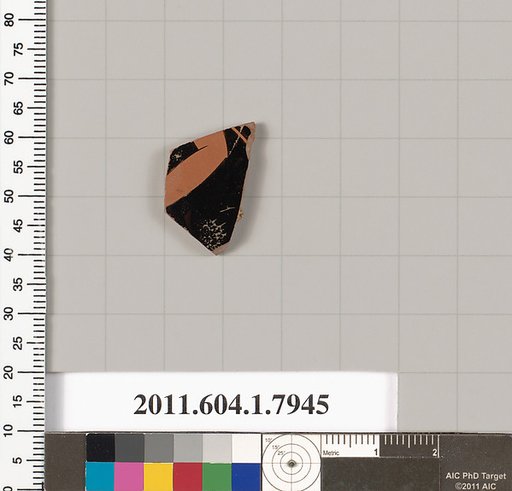 Terracotta fragment of a kylix (drinking cup)