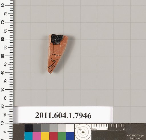 Terracotta fragment of a kylix (drinking cup)