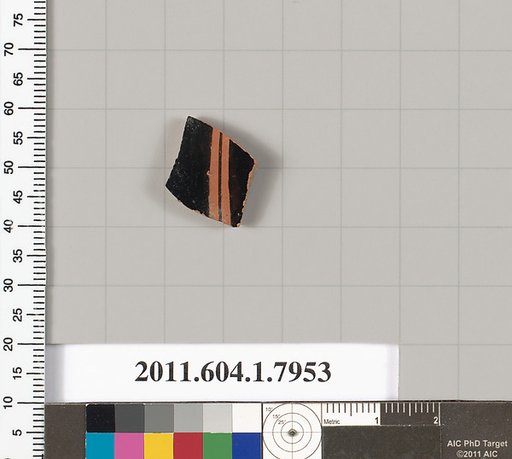 Terracotta fragment of a kylix (drinking cup)