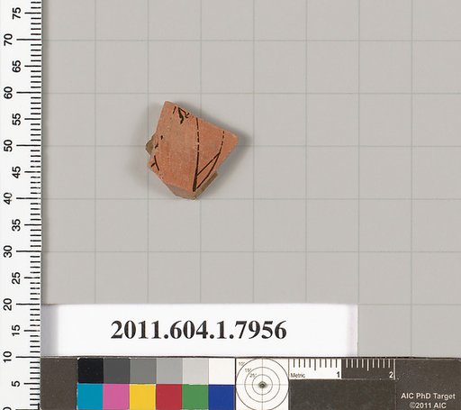 Terracotta fragment of a kylix (drinking cup)
