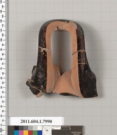 Terracotta fragment of a kylix (drinking cup)