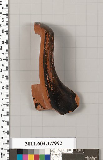 Terracotta fragment of a kylix (drinking cup)