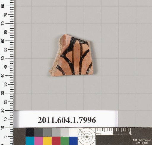 Terracotta fragment of a kylix (drinking cup)