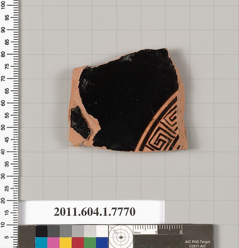 Terracotta fragment of a kylix (drinking cup)