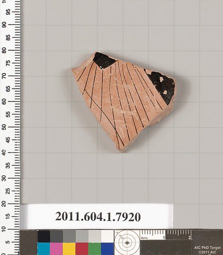 Terracotta fragment of a kylix (drinking cup)