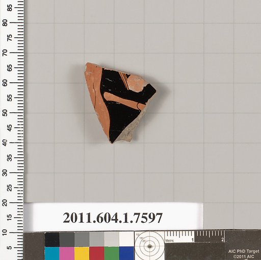 Terracotta fragment of a kylix (drinking cup)