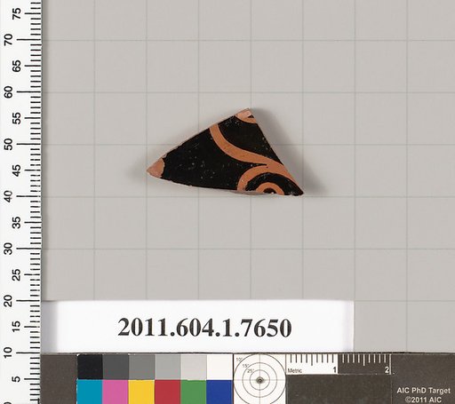 Terracotta fragment of a kylix (drinking cup)