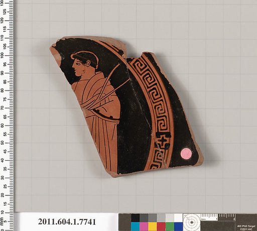 Terracotta fragment of a kylix (drinking cup)
