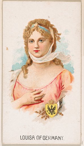 Louisa of Germany, from Leaders series (N222) issued by Kinney Bros.