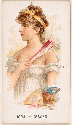 Mme. Recamier, from Leaders series (N222) issued by Kinney Bros.