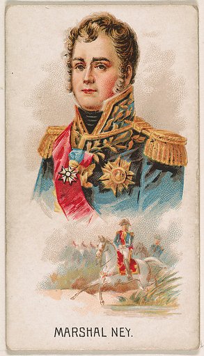 Marshal Ney, from Leaders series (N222) issued by Kinney Bros.