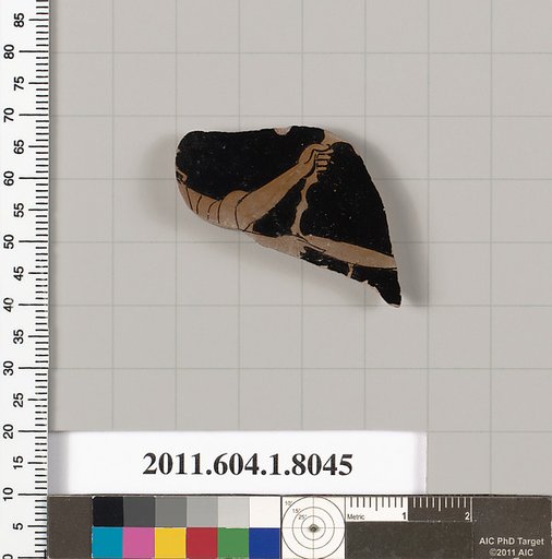 Terracotta fragment of a kylix (drinking cup)