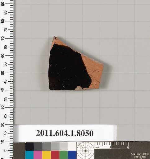 Terracotta fragment of a kylix (drinking cup)