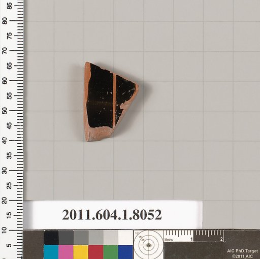 Terracotta fragment of a kylix (drinking cup)