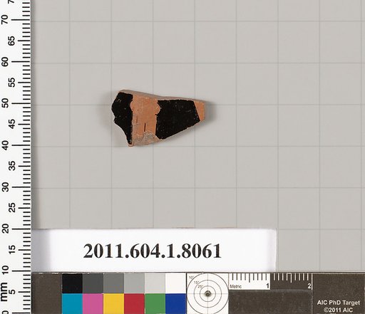 Terracotta fragment of a kylix (drinking cup)