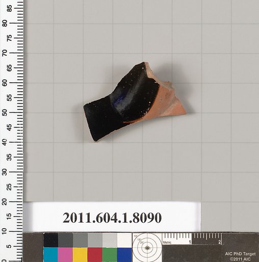Terracotta fragment of a kylix (drinking cup)
