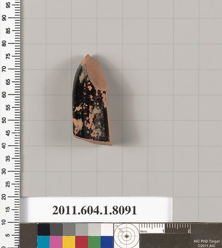 Terracotta fragment of a kylix (drinking cup)